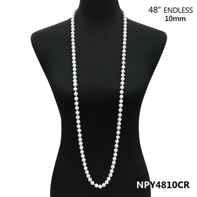 Fashion Pearl Necklace #NPY4810 - Multiple Colors (PC)
