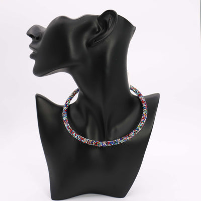 Rhinestone Necklace #ONG - Multiple Colors (PC)