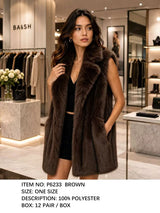 Fashion Fur Vest #P6233 - Multiple Colors (PC)