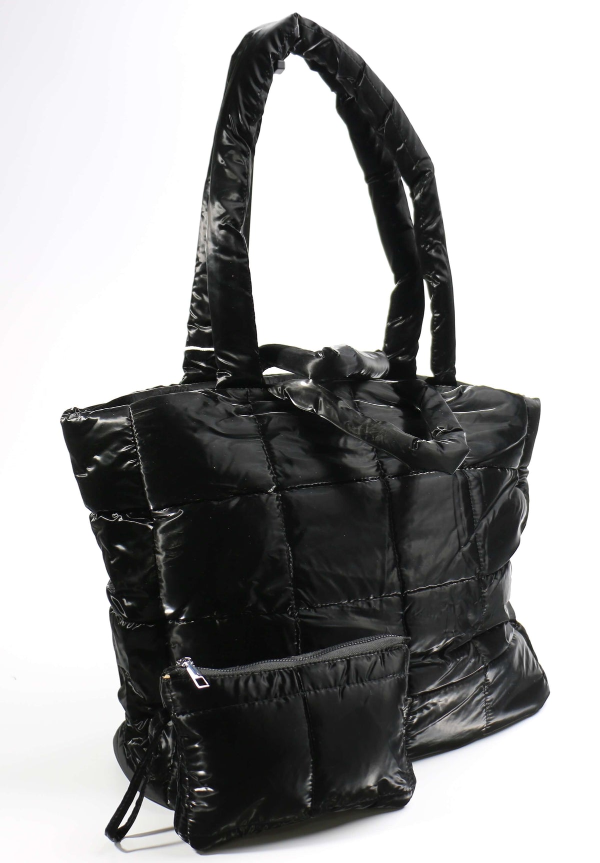 Shiny Puffer Bag #PFBG-002BK (PC)