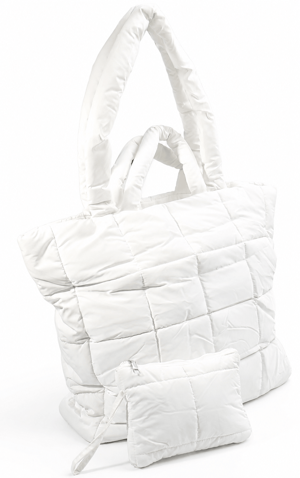 Shiny Puffer Bag #PFBG-002WH (PC)