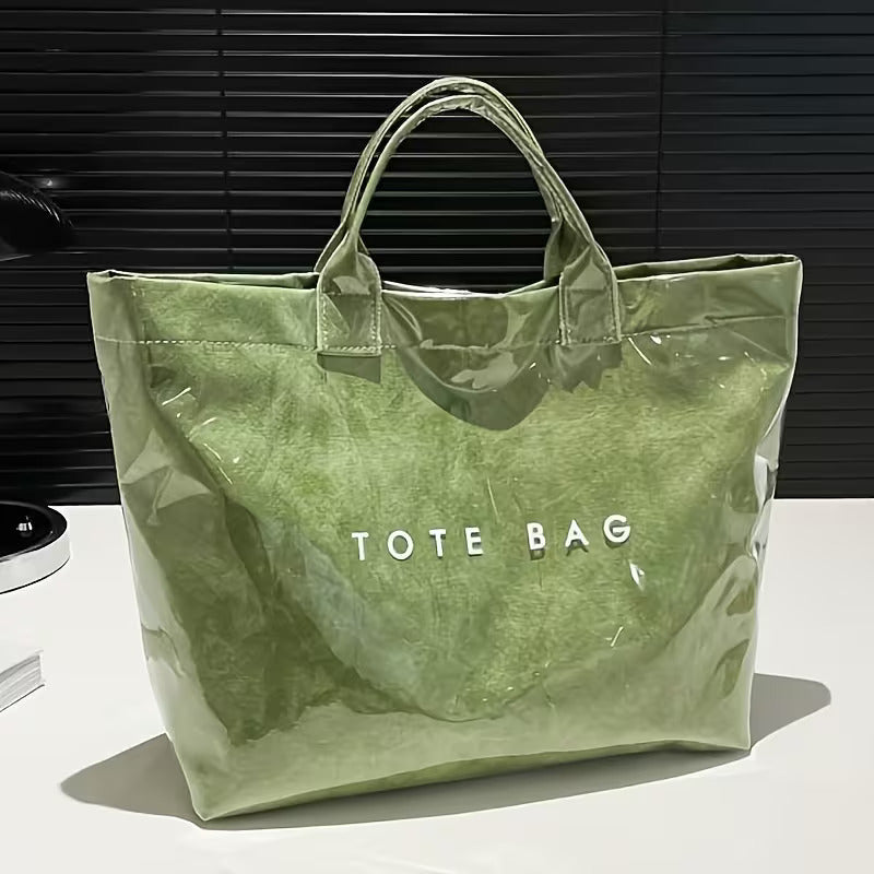 Fashion Laminated Tote Bag #PLTOTEOV (PC)