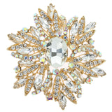 Fashion Design Rhinestone Brooch #PQ3081 - Multiple Colors (PC)