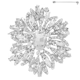 Fashion Design Rhinestone Brooch #PQ3081 - Multiple Colors (PC)