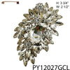 Fashion Design Rhinestone Brooch #PY12027 - Multiple Colors (PC)