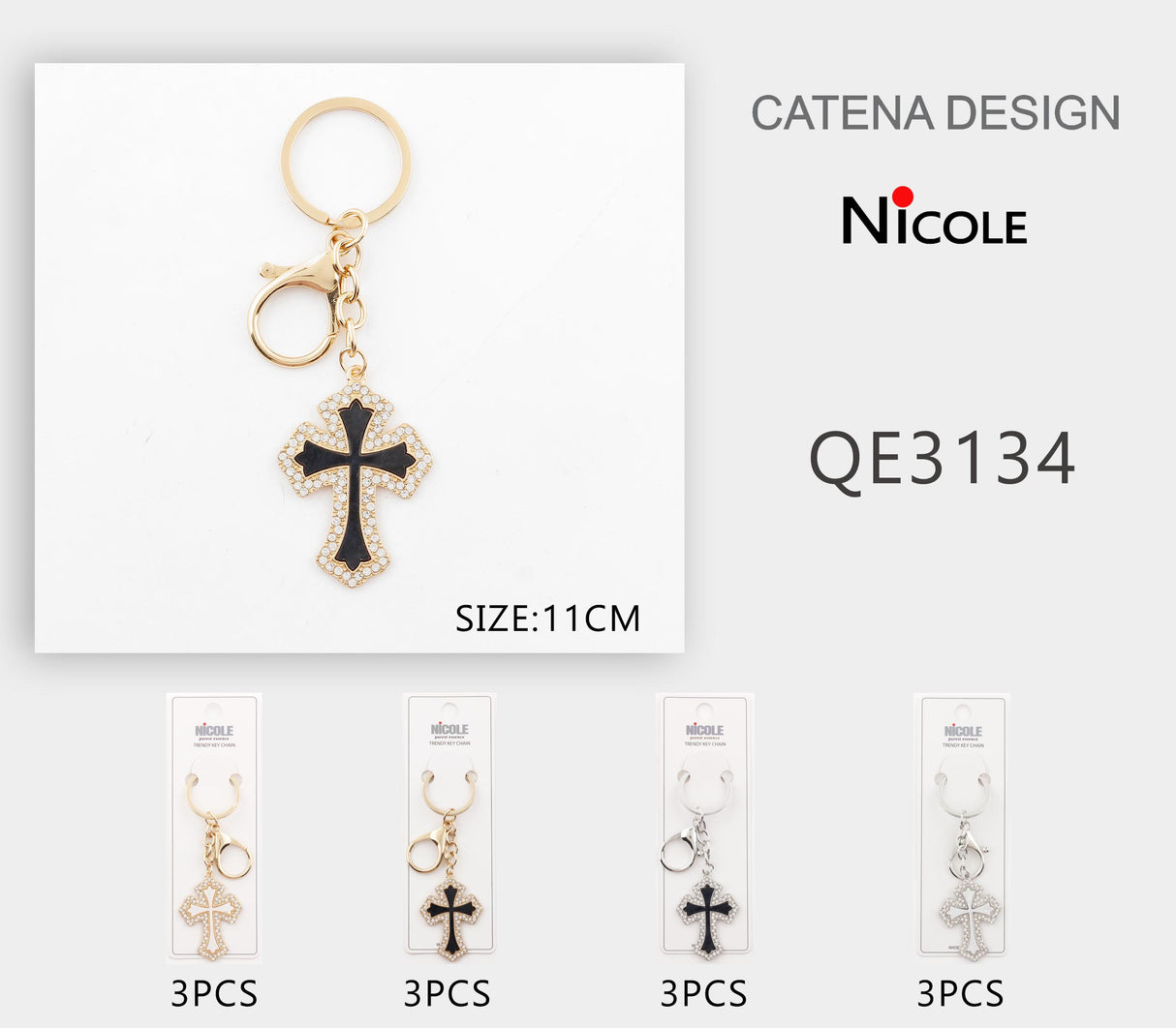 Design Keychains by the Dozen  #QE3134 (12PC)