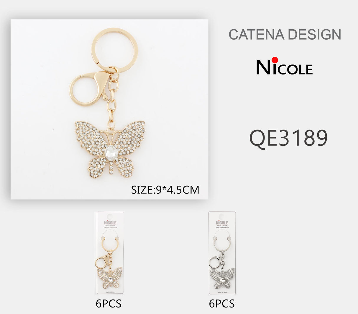 Design Keychains by the Dozen  #QE3189 (12PC)