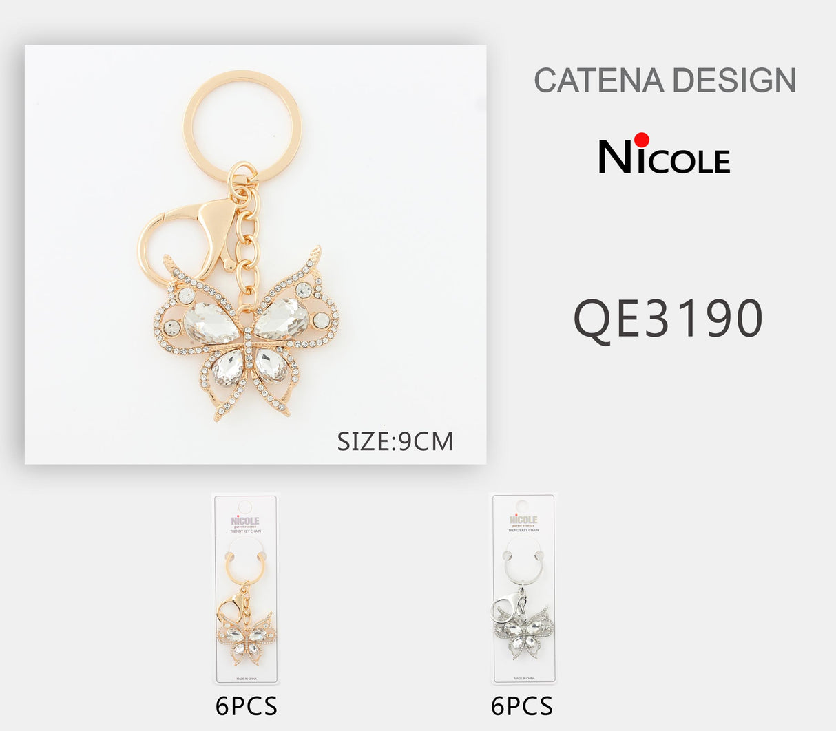 Design Keychains by the Dozen  #QE3190 (12PC)