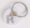 Fashion Wristlet Initial Keychain (PC)