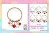 Design Charm Bracelets by the Dozen #RBT2004R (12PC)