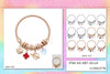 Design Charm Bracelets by the Dozen #RBT2011R (12PC)