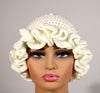Fashion Pearl Ruffle Hat #RFPRL10
