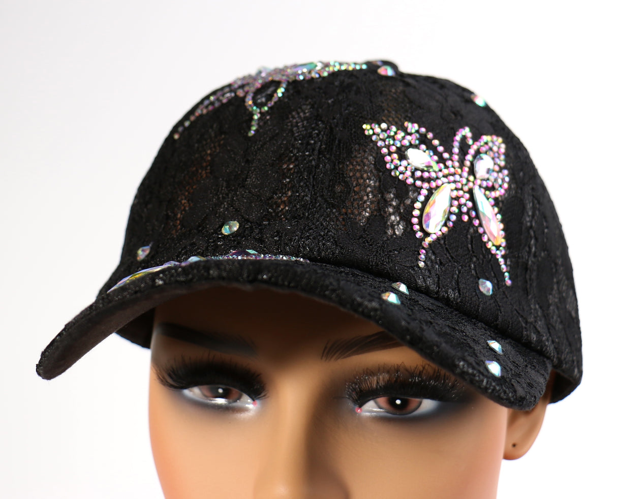 Fashion Stone Butterfly Hat - Multiple Colors (PC)