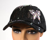 Fashion Stone Butterfly Hat - Multiple Colors (PC)