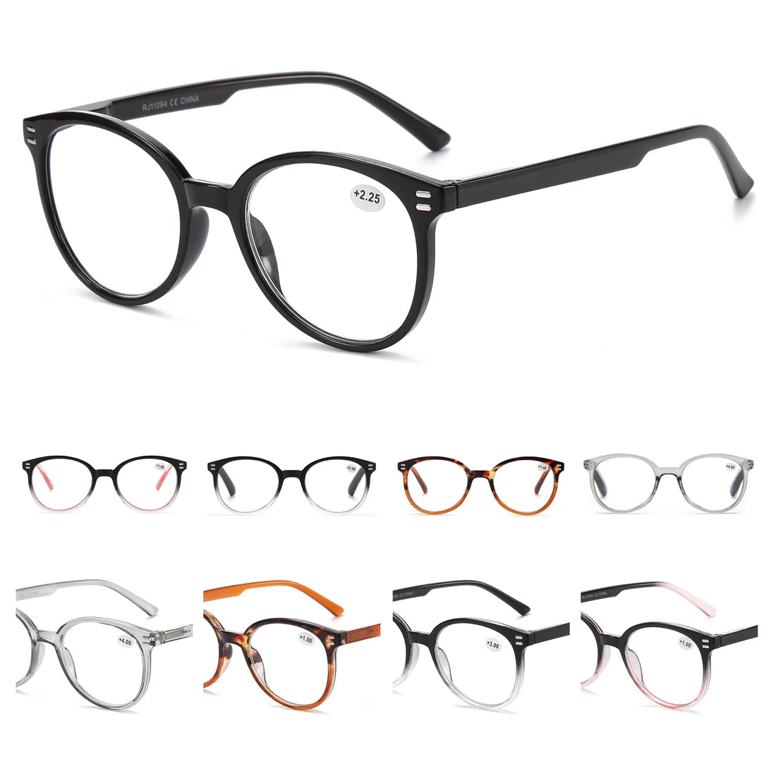 Wholesale Fashion Reading Glasses #RJ11094 (12PC)