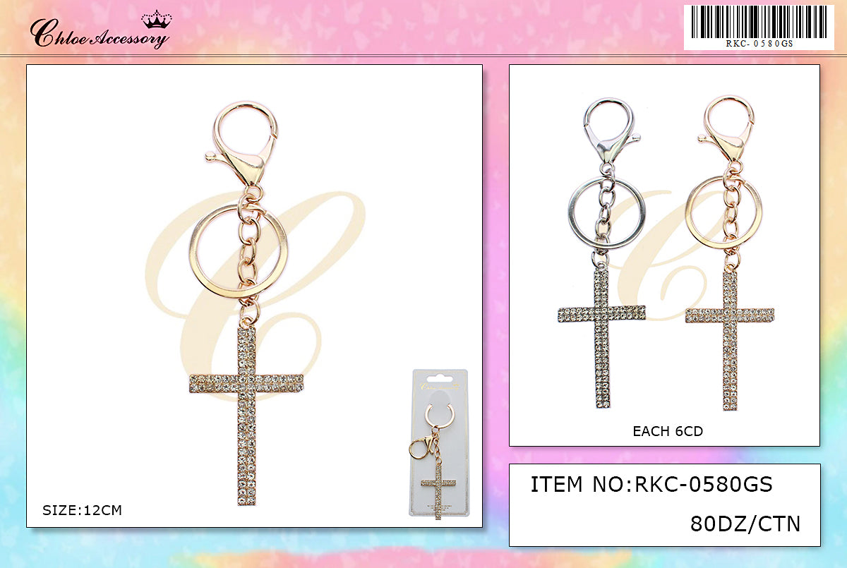 Design Keychains by the Dozen  #RKC-0580GS (12PC)
