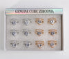Fashion Rhinestone Crown Rings #RRN0284GS (12PC)