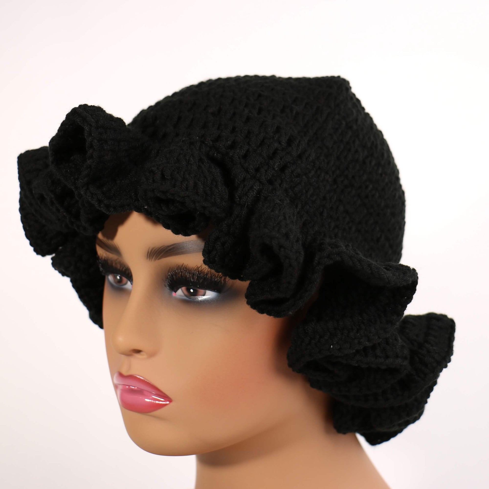 Solid Color Ruffle Hat #RUF10 (9PC)