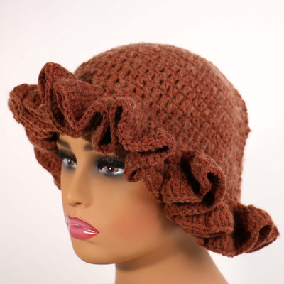 Solid Color Ruffle Hat #RUF10 (9PC)