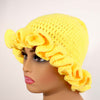 Solid Color Ruffle Hat #RUF10 (9PC)