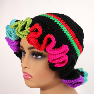 Design Ruffle Hat #RUF15 (6PC)