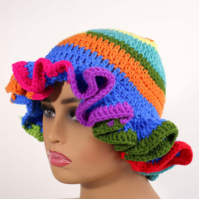 Design Ruffle Hat #RUF15 (6PC)