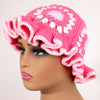 Fashion Design Ruffle Hat #RUFD30 (12PC)
