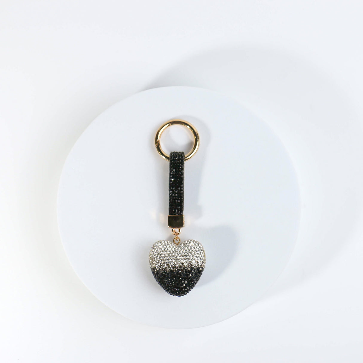 Fashion Bling Heart Keychain #RYKC03 - Multiple Colors (PC)