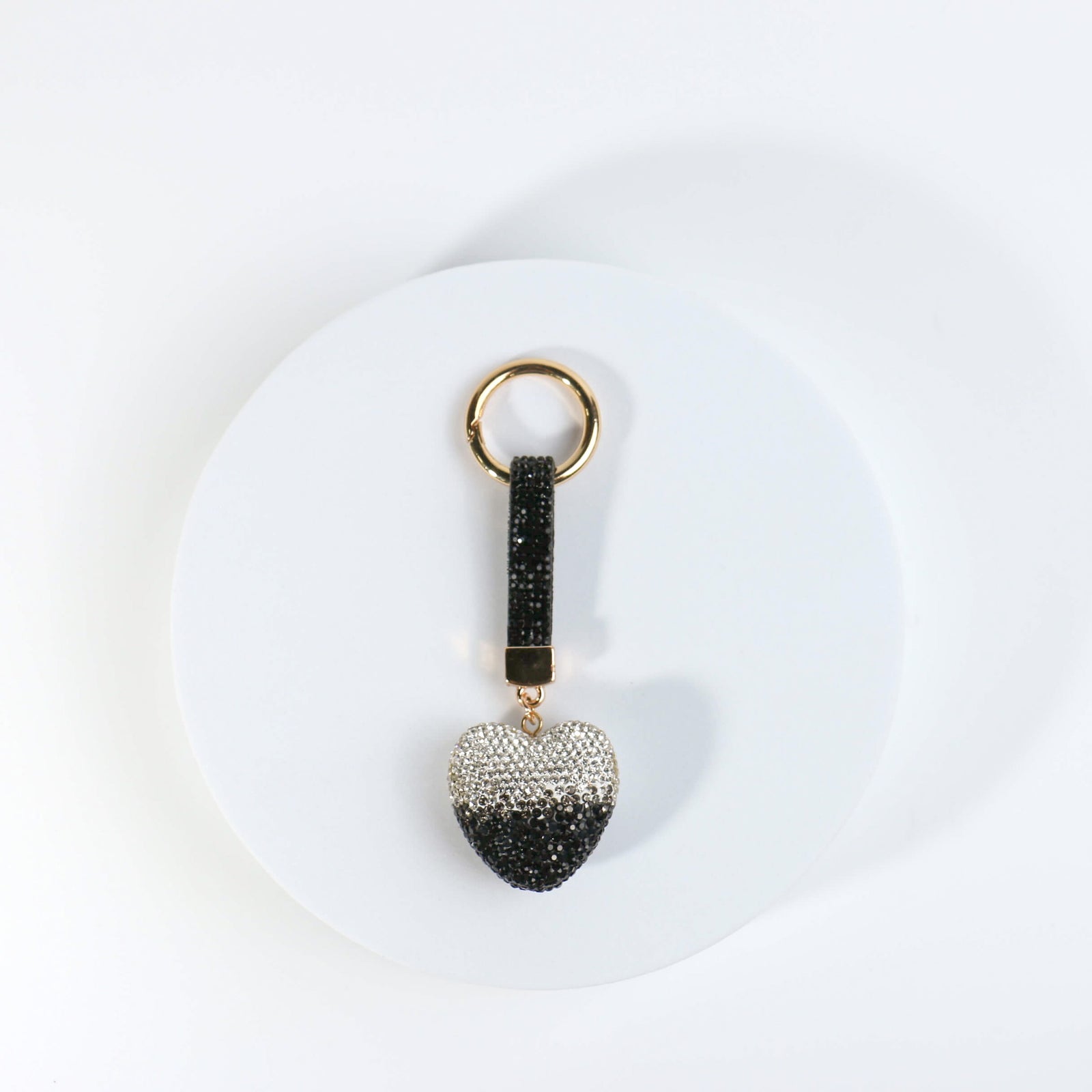 Fashion Bling Heart Keychain #RYKC03 - Multiple Colors (PC)