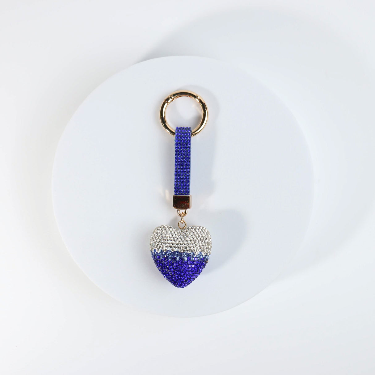 Fashion Bling Heart Keychain #RYKC03 - Multiple Colors (PC)