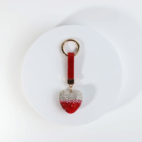 Fashion Bling Heart Keychain #RYKC03 - Multiple Colors (PC)