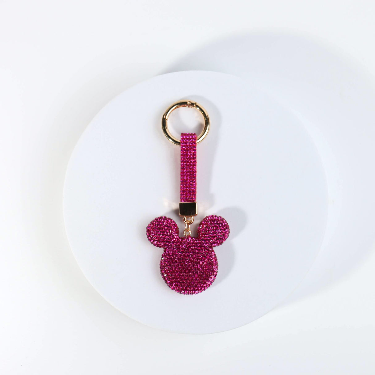 Fashion Bling Mouse Ears Keychain #RYKC04 - Multiple Colors (PC)