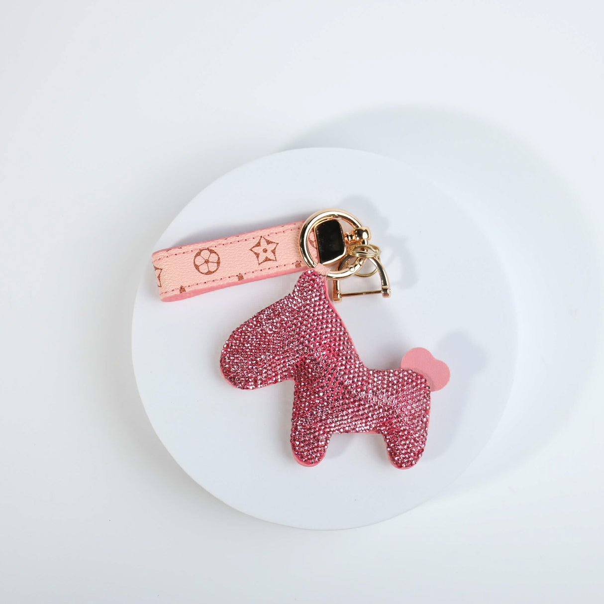 Fashion Rhinestone Design Keychain #RYKC05B - Multiple Colors (PC)