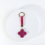 Fashion Bling Rhinestone Clover Keychain #RYKC06 - Multiple Colors (PC)