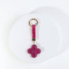 Fashion Rhinestone Clover Keychain #RYKC06 - Multiple Colors (PC)