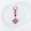 Fashion Rhinestone Clover Keychain #RYKC06 - Multiple Colors (PC)