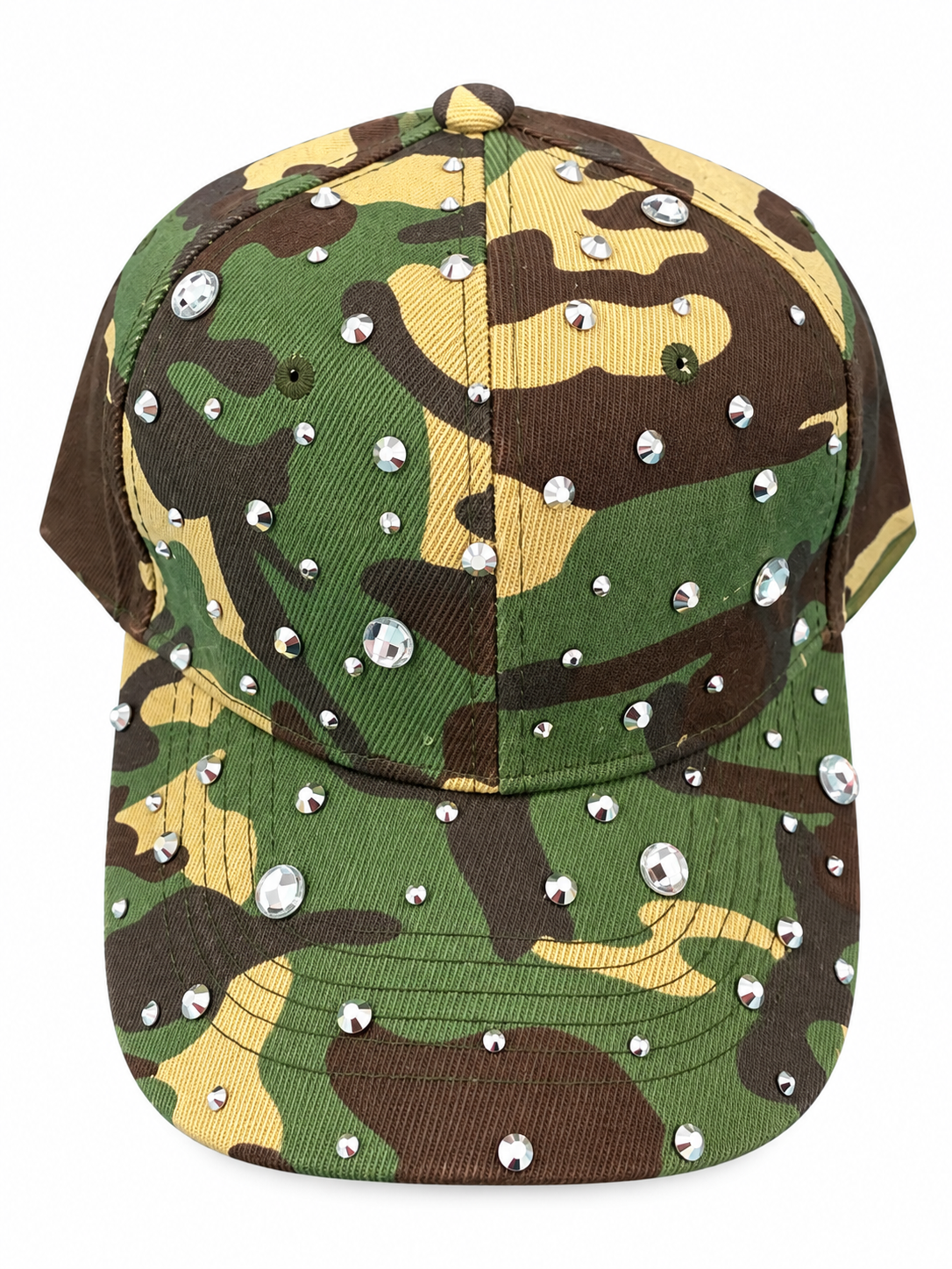 Fashion Rhinestone Camo Cap (PC)