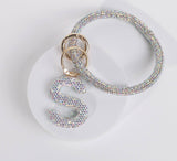 Fashion Wristlet Initial Keychain (PC)