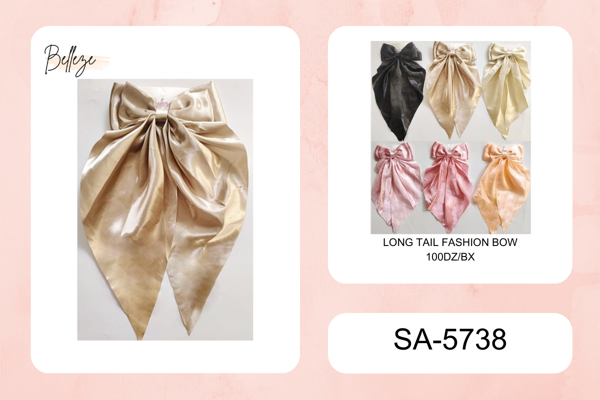 Fashion Long Strand Hairbows #SA5738 (12PC)