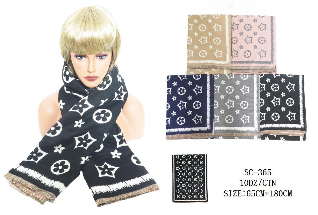 Fashion Design Scarf #SC-365 - Multiple Colors (PC)