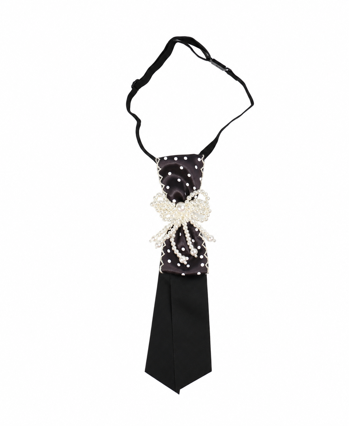 Fashion Pearl Polka Dot Neck Tie #SF-0479 - Multiple Colors (PC)