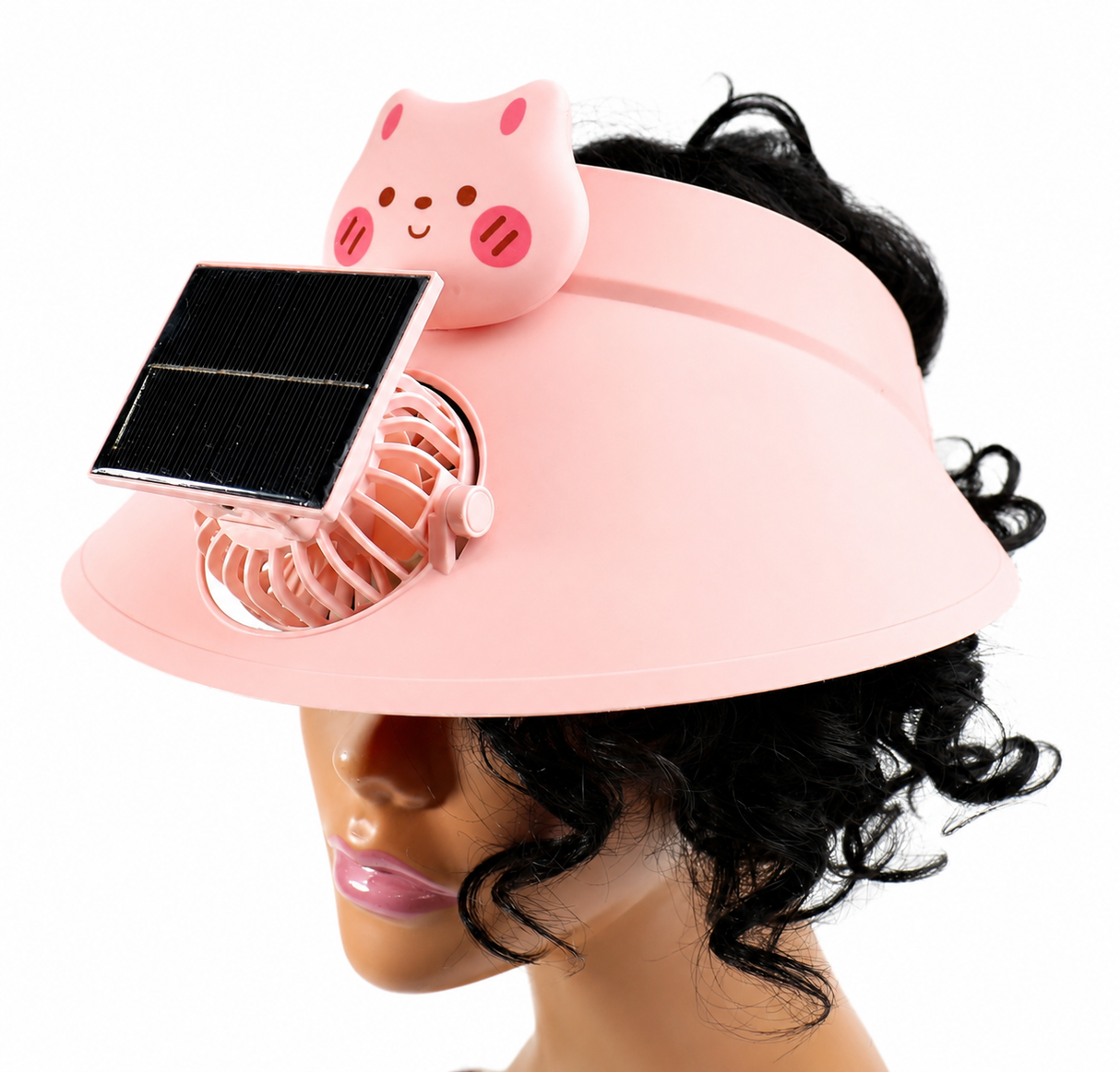 Kids Visor with Solar Powered Fan #SLFANK001PK (PC)