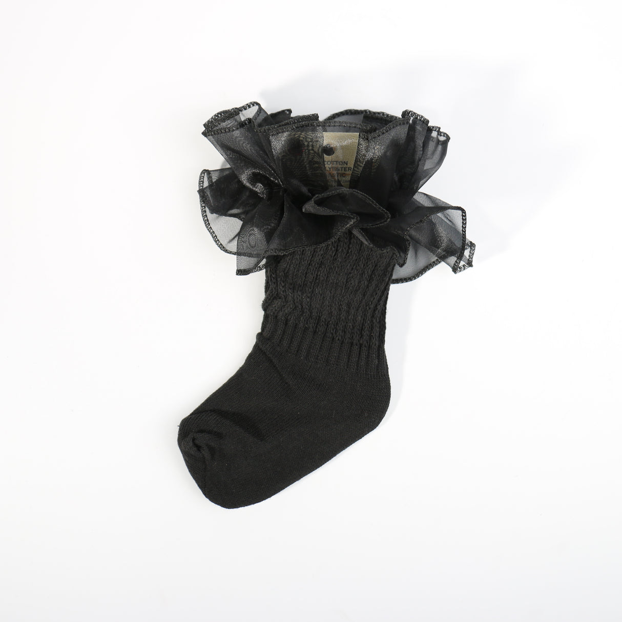 Lace Slouch Socks Baby Size 1-3 (6 PAIRS)