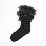 Lace Slouch Socks Adult Size 9-11 (6 PAIRS)