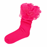 Lace Slouch Socks Adult Size 9-11 (6 PAIRS)