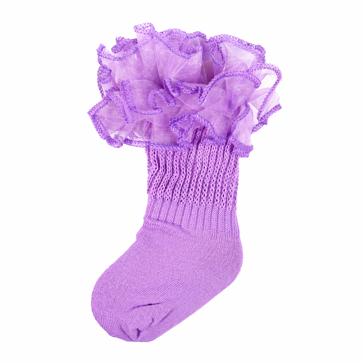 Lace Slouch Socks Baby Size 1-3 (6 PAIRS)