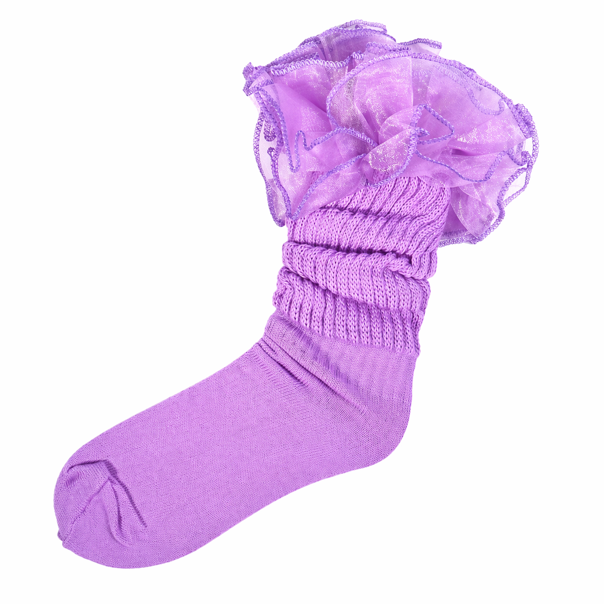 Lace Slouch Socks Adult Size 9-11 (6 PAIRS)