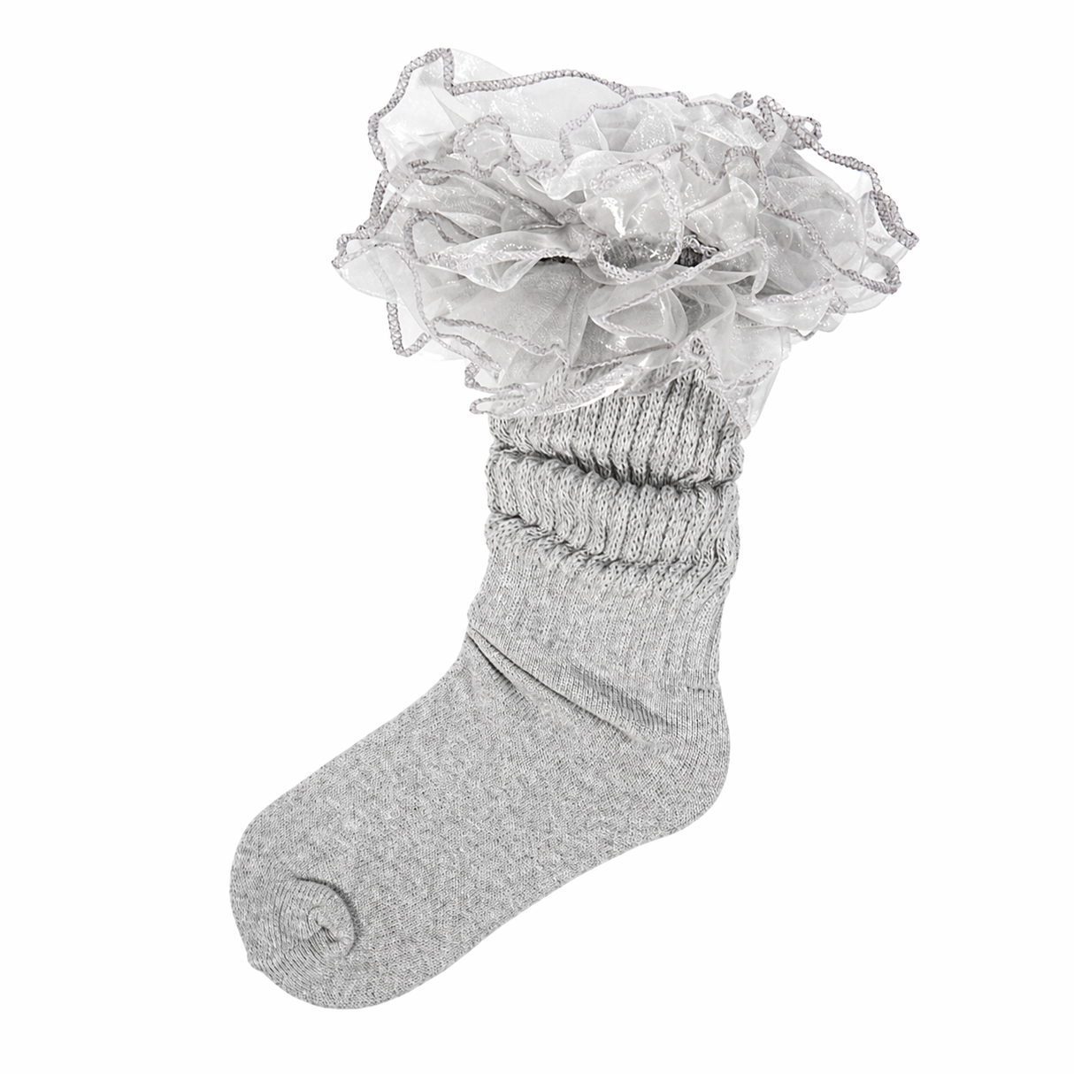 Lace Slouch Socks Kids Size 6-8 (6 PAIRS)