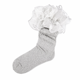 Lace Slouch Socks Adult Size 9-11 (6 PAIRS)