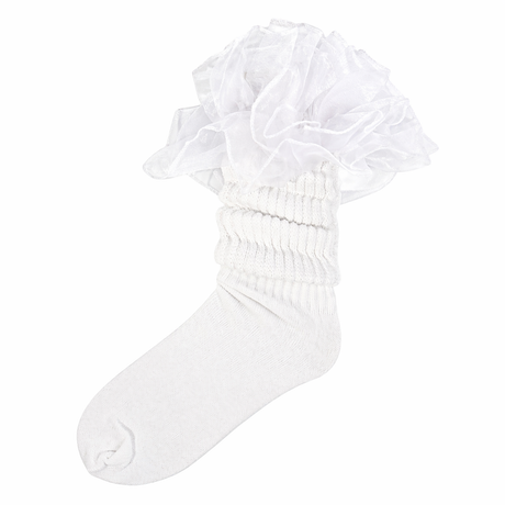 Lace Slouch Socks Adult Size 9-11 (6 PAIRS)